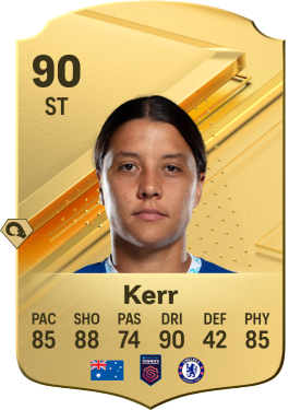 سام کرر Sam Kerr با قدرت 90