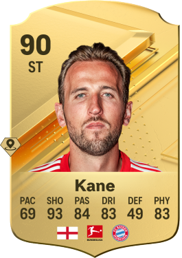هری کین Harry Kane با قدرت 90