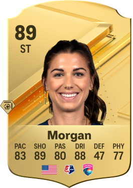 الکس مورگان Alex Morgan با قدرت 89
