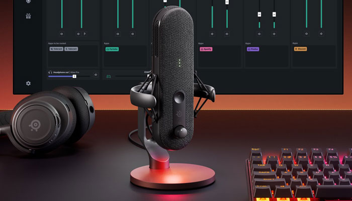 بهترین میکروفن پریمیوم برای تولید محتوا: SteelSeries Alias