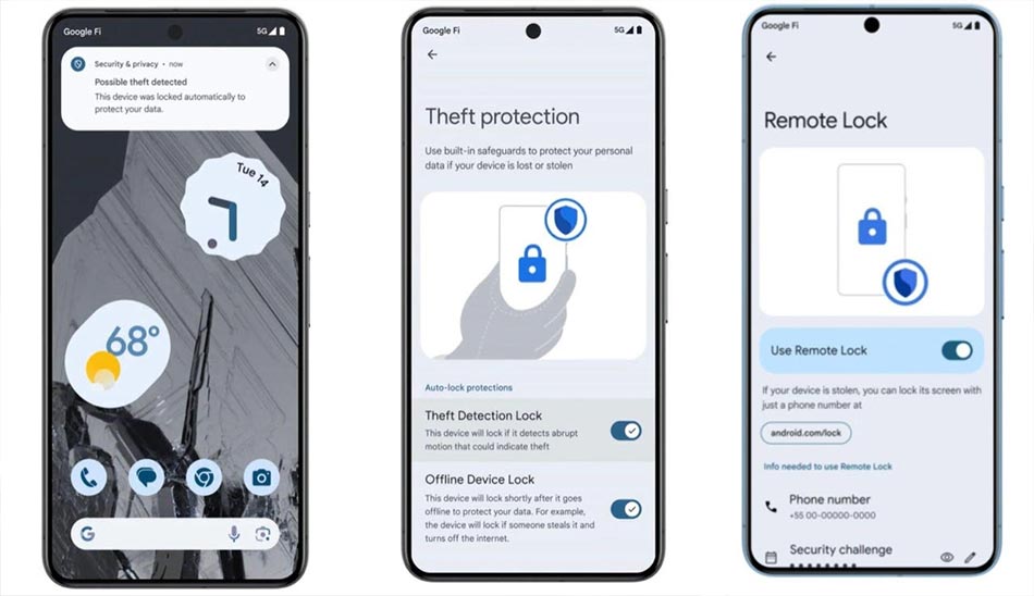 معرفی سیستم تشخیص سرقت اندروید (Theft Detection Lock )