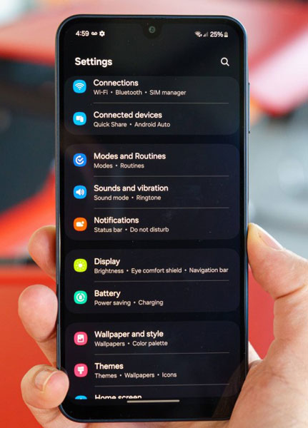 سیستم عامل و نرم افزار Galaxy A16 4G