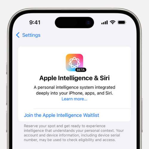 تنظیمات آی او اس ۱۸ برای Apple Intelligence