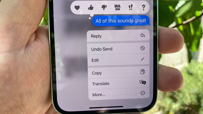 تنظیمات iOS 18 برای پیامهای متنی پیشرفته