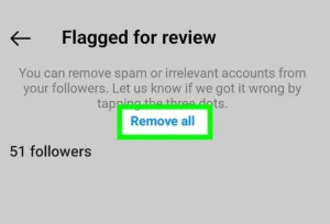 flagged for review در اینستاگرام