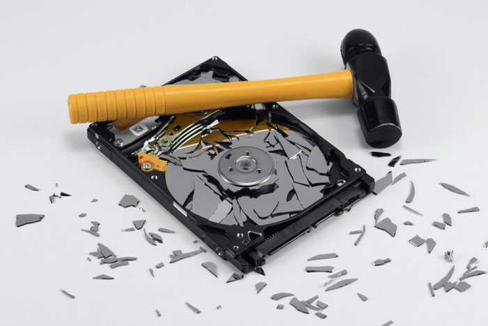 حذف فیزیکی هارد قبل از فروش